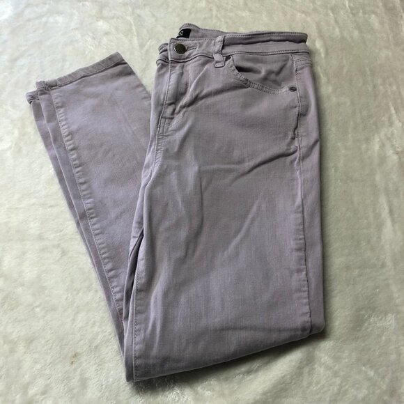 Buffalo David Bitton "Aubrey" Lilac Ankle Grazer Jeans 10 - Picture 2 of 9